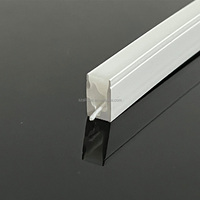 Boîtier de diffuseur en silicone extrudé OEM ODM pour bande LED néon COB pour solution d'éclairage architectural