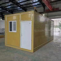 Yingrui pliable préfabriqué petite maison mobile 20ft préfabriqué conteneur bureau café livraison gratuite conteneur maison café-bar