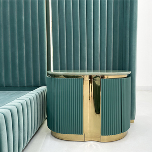 New Factory High End <b>Bed</b> Room Furniture Bedroom Set Dark Green Velvet High <b>Frame</b> Profile King Size <b>Bed</b> <b>Frame</b> Luxury <b>Bed</b> DB-01-VI - Product Image 4