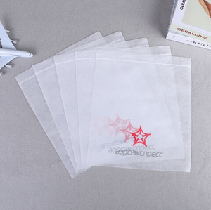 Housse de repose-tête jetable écologique pour <span class=keywords><strong>avion</strong></span>, imprimée sur mesure, 100 % PP, en tissu non tissé doux - Product Image 1