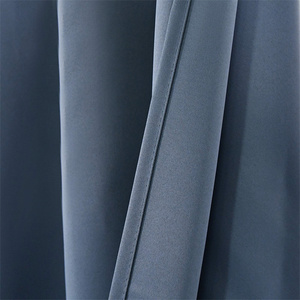 FR <span class=keywords><strong>NEPA</strong></span> 701 Cortina de teatro con ojal moderna Cortinas de seda de terciopelo insonorizadas Resistente al fuego Seguridad Cálido Aislamiento en frío Seda - Product Image 5