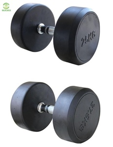 En gros 5kg En Acier Haltère Enduit De Caoutchouc Pour Musculation Musculation - Product Image 3