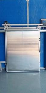 Réfrigérateur à <span class=keywords><strong>porte</strong></span> <span class=keywords><strong>coulissante</strong></span> automatique avec coque de sécurité à basse température, congélateur pour la conservation de la viande - Product Image 2