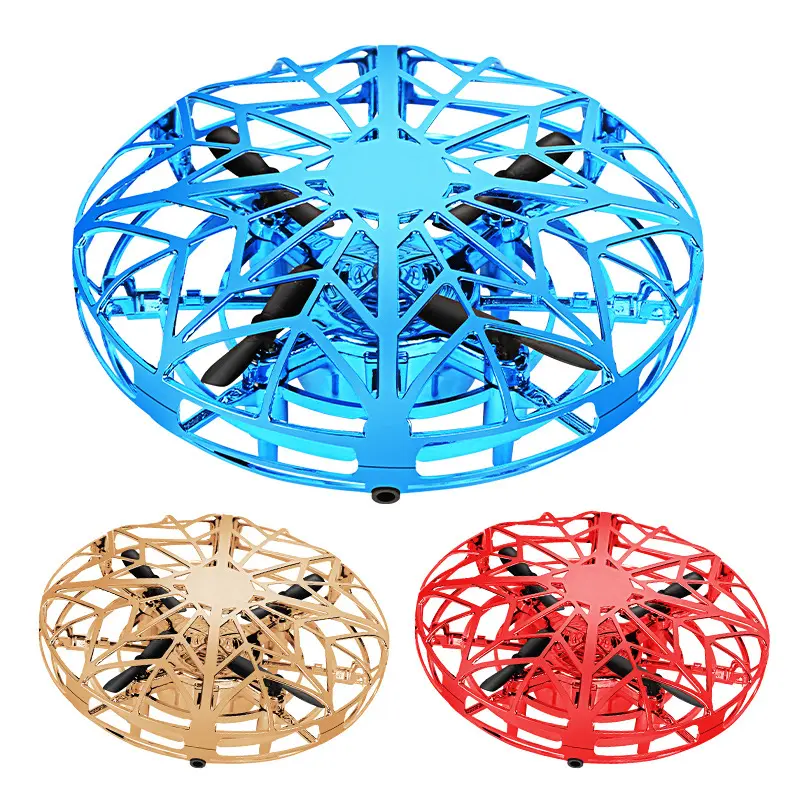 Mini Drone Flying Toy Hand Operated Drones for Kids or Adults - Scoot Hands Free UFO Helicopter Easy Indoor Outdoor Flying Ball