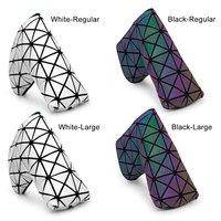 Nouvelle conception de couvre-tête de putter magnétique de qualité supérieure, régulier/grand, coloré, en forme de diamant, pour putter de golf à lame