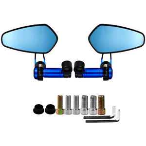 Nouveau rétroviseur universel pour guidon de moto, objectif HD anti-distorsion, en aluminium, multicolore, réglable - Product Image 3