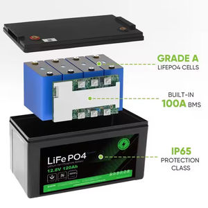 Batería LiFePO4 de Grado A, 12.8V 50Ah, con BMS Integrado de 50A, IP65 y 5000 Ciclos de Vida Útil para Almacenamiento de Energía de Respaldo - Product Image 6