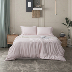 Set di biancheria da letto in fibra di bambù naturale eco-friendly all'ingrosso Set di biancheria da letto Queen Twin taglie copripiumino di raffreddamento con borsa in fogli imballata - Product Image 5