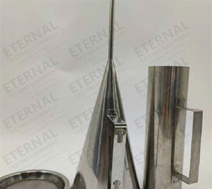Corong Viscometer baja tahan karat uji viskositas aliran semen lumpur lumpur lumpur baja tahan karat - Product Image 2