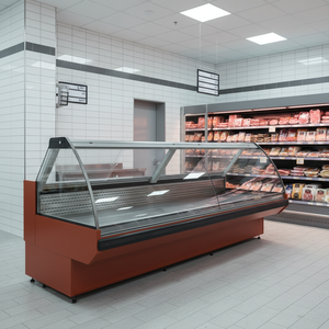 Vetrina Refrigerata per <span class=keywords><strong>Macelleria</strong></span>, Espositore Orizzontale per Carne Fresca, Pesce e Salumi, Congelatore per Supermercato - Product Image 2