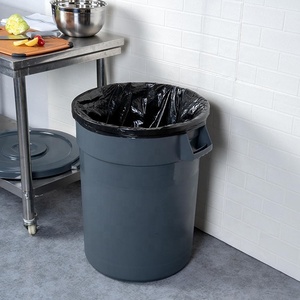 32 gallon Nhà Bếp Thùng Rác Vòng Chất Thải Container Lưu Trữ Bin Công Nghiệp Bánh Thổi Đúc Ngoài Trời Thùng Rác Có Thể Đứng Xô - Product Image 3