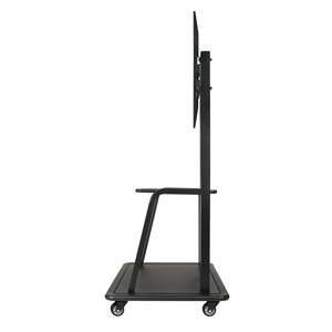 Support de sol noir pour écrans de 37 à 100 pouces, comprend 2 emballages, idéal pour les présentations et les conférences. - Product Image 2