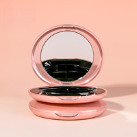 Nouvelle palette de fards à paupières rose à grille, naturelle et simple, en plastique, directement de l'usine