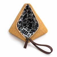 Pochette triangulaire Tyvek avec fermeture éclair, porte-monnaie, petite trousse de toilette, organiseur de rangement portable, mini sac à main