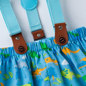 Babany gros nouveau-né bébé garçons anniversaire <span class=keywords><strong>Costume</strong></span> décontracté salopette vêtements - Product Image 3