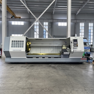 Precio de la máquina de torno de torneado de metal CNC económico de cama plana horizontal - Product Image 5