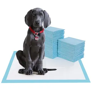 Atacado super absorvente cachorro cachorro pet training mat potty pee pad descartáveis puppy dog pee pads
