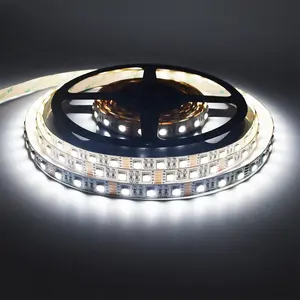 شريط إضاءة مرن عالي الجودة IP65 ملون أبيض بارد دافئ 5 متر 60leds DC12V SMD شريط Led