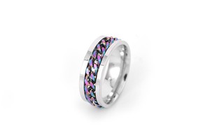 Anelli apribottiglie INS Moda Donebilen Zincir Sise Acacagi Yuzukler Kadin Punk Taki Paslanmaz Celik - Product Image 5