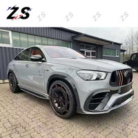 Kit de carrosserie en Fiber de carbone de Style BS pour Mercedes Benz GLE63 GLE53 GLE450 W167 diffuseur arrière de lèvre de pare-chocs avant