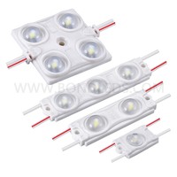 Module à haute puissance SMD2835 en plaque d'aluminium injecté 1,5 W 3 puces pour lettres lumineuses