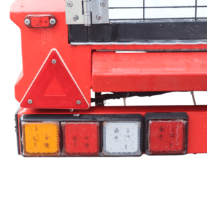 Dual Axle Flatbed Car Hauler <b>Trailer</b> with Safety Rails, Loading Ramps & Tool Box for ATV & Cars - Product Image 3