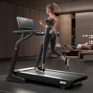 YPOO发光二极管Z形健身电动15% 倾斜有氧健身房跑步机健身电动商用跑步机
