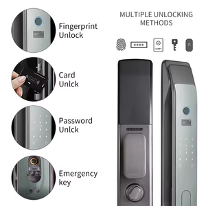 Tuya Wifi APP <b>Smart</b> Fingerprint Door Lock Home Automation Digital Password Keypad IC Card Anti-theft <b>Electronic</b> Lock - Product Image 4