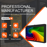 Pantalla Publicitaria para Exteriores de 43 49 55 65 75 Pulgadas, 2000 Nits, 2k, IP65, Tótem con Base, Señalización Digital, Kiosco para Exteriores con Pantalla Táctil