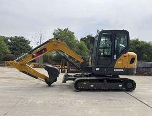 Excavadora de cadenas XE60GA de 6 toneladas, excavadora hidráulica compacta, motor Yanmar confiable, cabina con aire acondicionado de lujo, alto par de giro, lista para enviar - Product Image 3