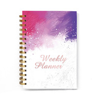 Servicio de Impresión de Libros, Encuadernación Espiral de Lujo, Papel A4, Diario, Agenda, Logotipo Personalizado, Cuaderno Semanal/Diario Elegante, Caja de Regalo