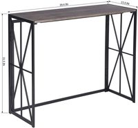 Table murale de salon, table TV, table d'entrée, table de bar industrielle, bureau d'ordinateur à domicile, table de salle à manger en panneau de bois, table d'hôtel