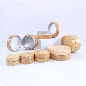 Contenitore di bambù ecologico 15 <span class=keywords><strong>ml</strong></span> 30 <span class=keywords><strong>ml</strong></span> 50 <span class=keywords><strong>ml</strong></span> 80 <span class=keywords><strong>ml</strong></span> <span class=keywords><strong>100</strong></span> <span class=keywords><strong>ml</strong></span> barattolo di alluminio di bambù vuoto in legno di bambù - Product Image 1