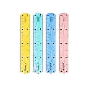 Règle souple <span class=keywords><strong>pliable</strong></span> pour étudiants, règle droite courbée flexible, ruban à mesurer en plastique incassable pour le bureau et le dessin - Product Image 2