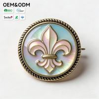 Maßgefertigtes Retro-Porträt Souvenir-Abzeichen Zinklegierung Emaille-Pin Künstlerisches Accessoire für Vintage-Outfits Elegantes Damen-Abzeichen