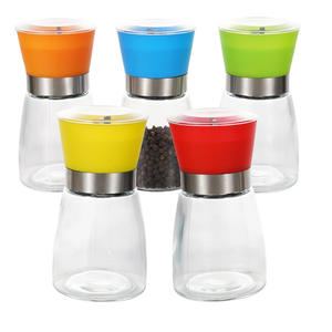 Moulin à sel et à poivre au <span class=keywords><strong>prix</strong></span> d'usine, accessoires de cuisine ménagers, shaker à poivre portable, récipient à épices, porte-bouteille - Product Image 5