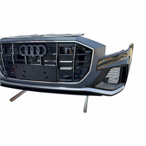 Para el conjunto de parachoques delantero <span class=keywords><strong>Audi</strong></span> Q8 Premium 2019-2024, parachoques delantero equipado con amplificador de Metal de rejilla de ventilador de radiador - Product Image 3