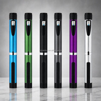 Accessoires réutilisables pour stylo d'injection métallique, capuchon et corps de stylo fileté V4 à dose précise, légers, diverses couleurs pour usage quotidien