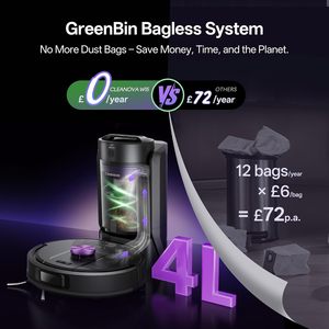 หุ่นยนต์ดูดฝุ่นถูพื้น EU Vexilar W15 3-in-1 แบบไร้ถุงเก็บฝุ่น ระบบ Multi-Cyclone พร้อมแท่นวางแบบ Self Emptying Docking Station แรงดูด 10000Pa ระบบนำทางด้วย LiDAR รุ่นที่ 5 - Product Image 3