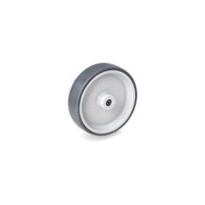 TELLURE ROTA-Ruedas de caucho termoplástico 713105, Centro de polipropileno-ancho de rueda 35mm, Ø 150 mm (Cant. 6) - Product Image 1