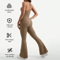 Service OEM : Vêtements de sport pour femmes, combinaisons de yoga, ensembles de fitness, combinaisons, tenues de gym en Spandex/Nylon extensible dans les quatre sens