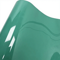 Film Adhésif de Recouvrement pour Véhicules en Vinyle PET PVC TPU Coulé Vert Vintage Brillant – Autocollants et Décalcomanies Durables et Attrayants pour Voitures
