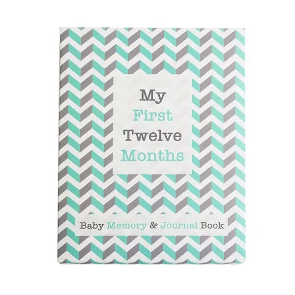 Custom Recycled Material Wire YO Binding Baby Books First-Year Pregnancy Journal Memory-Book