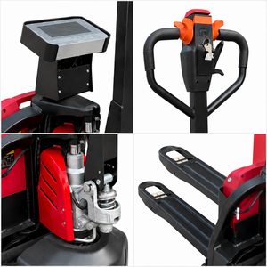 1500kg Electric Pallet Truck with Weighing Scale <b>Battery</b> Powered Electric Pallet Jack for Warehouse Handling - Product Image 5