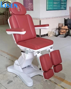 Fauteuil de beauté électrique professionnel de luxe Kisen, salon de beauté, table de massage à 4 moteurs, siège rotatif à 360 degrés, lit de beauté - Product Image 5