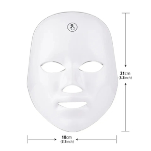 หน้ากากบำบัดด้วยแสงโฟตอน LED 7 สี ไร้สาย พร้อมเซ็นเซอร์สัมผัส - Product Image 5