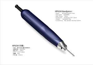 Manipolo Manuale per Laboratorio Odontotecnico di Alta Qualità per Lucidatura e Molatura HP65 50.000 Giri/min - Product Image 3