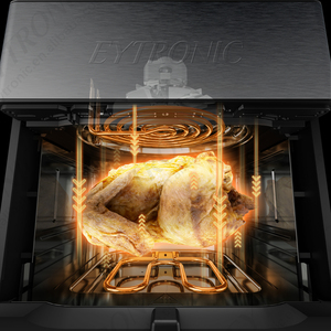 Friteuse à air multifonction 8L TFT de dernière génération avec écran TFT intelligent, contenant une collection massive de recettes - Product Image 2