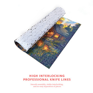 <span class=keywords><strong>Puzzle</strong></span> personnalisé en carton blanc, Montagne Coucher de Soleil Sérénité, Lamination Texturée, Impression Heidelberg, Haute Interconnexion 1:1, Poster Cadeau - Product Image 3