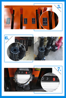 Plateforme de forage de puits profonds de 200 m, équipement de forage hydraulique pneumatique diesel à double usage